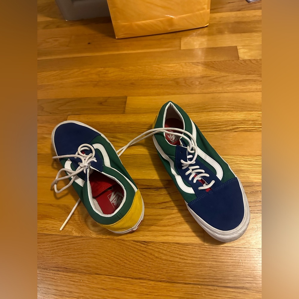 Multi colored vans